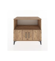 Hyperion Şifonyer Tek Raflı 2 Kapaklı 88x44x80 Çam-Çam