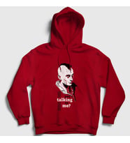 Presmono Unisex Kırmızı Travis Film Taxi Driver Kapüşonlu Sweatshirt 251392tt