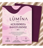 EKONOMİK KURUMSAL DAVETİYE MODEL NO:006-010 ZARF DAHİL