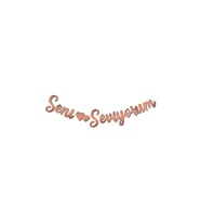 Kaligrafi Banner Rose Seni Seviyorum M250