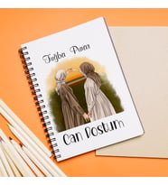 Can Dostum Kız Arkadaş Tasarımlı Kişiye Özel Defter