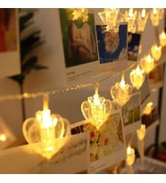 MANDAL LED IŞIK HEART PHOTO CLİP STRİNG LED LİGHT PİLLİ KALPLİ GÜN IŞIĞI LED IŞIK KIR DÜĞÜNÜ IŞIĞI