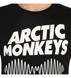 Bant Giyim - Arctic Monkeys Siyah Erkek T-shirt Tişört