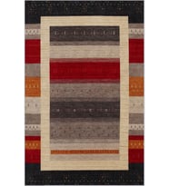 Eliana Home Baskılı, Yıkanabilir Kaymaz Taban Salon Halısı LNA0373 100x150 cm (Kırmızı)