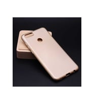 Huawei Honor 7X Uyumlu Kılıf Zore Premier Silikon Kapak (Gold)