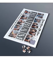 10 Fotoğraflı ve Mesajlı Babam 240 Parça Kişiye Özel Puzzle