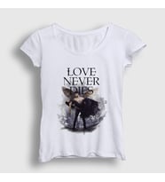 Presmono Kadın Beyaz Daniel Grigori Dizi Fallen T-Shirt 484608tt