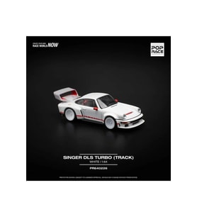 Pop Race 1/64 Porsche Singer DLS Turbo White / PR64-226