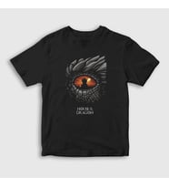 Presmono Unisex Çocuk Siyah Eye Targaryen House Of The Dragon T-Shirt 344219tt