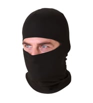 Termal Rüzgar Geçirmez Siyah Unisex Kar Maskesi Renk Siyah