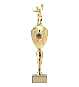 ODAK KUPA - Figürlü Kupalar - Voleybol Kadın Figürlü Kupalar FG-081 C - 55 cm
