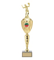 ODAK KUPA - Figürlü Kupalar - Voleybol Kadın Figürlü Kupalar FG-081 C - 55 cm