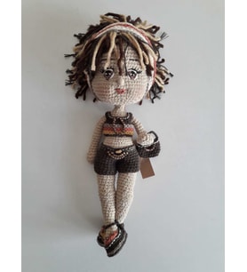 Çılgın Bediş Bebek Amigurumi Organik Oyuncak