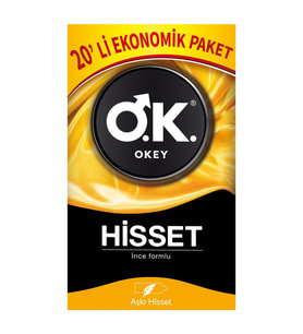 Okey Prezervatif Hisset 20'li - Ekonomik
