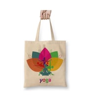 Yoga Fitness Beyaz Bez Çanta Uzun Saplı Alışveriş Çantası Plaj Çantası
