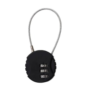40 mm 3 Haneli Sıfırlanabilir 13 cm Dolap Bagaj Çanta Kilidi Asma Kilit cin539sy