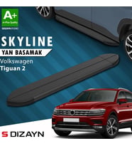 S-Dizayn VW Tiguan 2 Skyline Siyah Yan Basamak 173 Cm 2016-2024 A+ Kalite