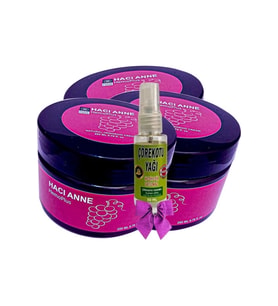 Süper Hacı Anne Hemoplus Kremi 200 ml x 3 adet + Çörek Otu Yağı 30 ml