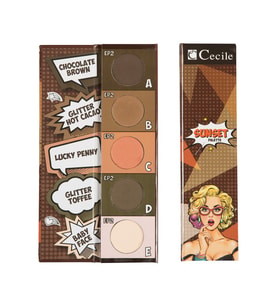 Cecile Eyeshadow Palette EP 02 (Kahverengi - Bej)