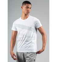 Maraton Regular Erkek Bisiklet Yaka Beyaz T-shirt