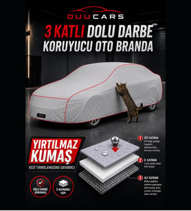 ANADOL 3 Katlı Dolu Darbe ve Güneş Koruyucu Oto Branda