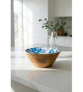Mango Agacı Sunum Servis Kasesi & Dekoratif Kase 25 Cm Desenli