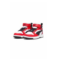 Puma Rebound V6 Mid AC+ PS Çocuk Ayakkabı 39383203 kırmızı Beyaz