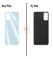 Reeder S19 Max Pro S Açık Mavi Arka Kapak Arka Cam Batarya Kapağı Lazer Kesim Kapak Pil Kapağı Back Cover