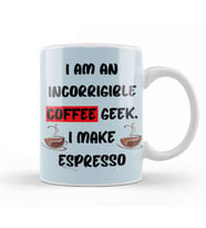 Funny Coffee Drinks Art Lover Gift Quote Kupa Bardak Porselen