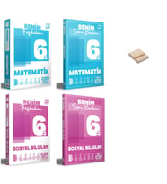 Benim Hocam 6. Sınıf Matematik ve Sosyal Fasikülüm ve Soru Bankam 4lü Set + Telefon Standı