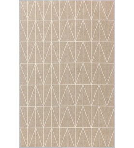 Eliana Home Baskılı, Yıkanabilir Kaymaz Taban Salon Halısı LNA1274 100x150 cm (Bej)