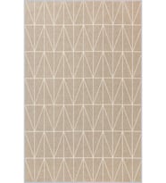 Eliana Home Baskılı, Yıkanabilir Kaymaz Taban Salon Halısı LNA1274 100x150 cm (Bej)