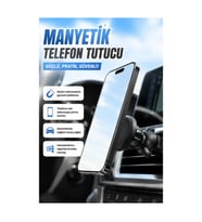 Havalandırma Klipsli Manyetik Araç İçi Telefon Tutucu