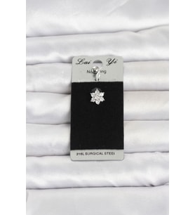 316L Cerrahi Çelik Çiçek Model Göbek Piercing TJ-PR1395