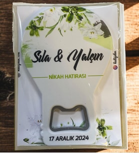 10 Adet Söz, Nişan, Nikah, Düğün Hediyesi Balon Açacak Magnet Kart ve Ambalajlı Tek Tek (blnmg2)