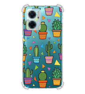 PrintiFy Xiaomi Redmi Note 11E Uyumlu Water Color 4 Baskılı Şeffaf Köşe Korumalı Antişok Kılıf