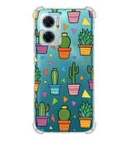 PrintiFy Xiaomi Redmi Note 11E Uyumlu Water Color 4 Baskılı Şeffaf Köşe Korumalı Antişok Kılıf