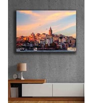 Koç stüdyo Modern tasarım kanvas tablo 50x70 (Çok Renkli)