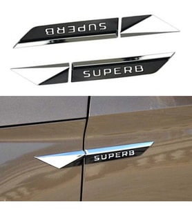 Skoda Superb Çamurluk Bıçağı Logosu Arması