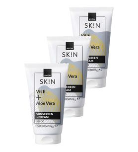 SK!N Güneş Koruyucu + Krem SPF30 50 Ml. Üçlü Paket