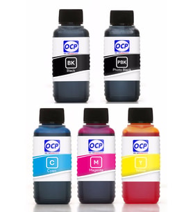OCP Epson Expression Premium XP-700 Yazıcı Uyumlu Kartuş Mürekkebi 100ml OCP Set-5 Renk
