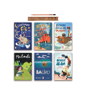 Çantamdan Fil Çıktı - Uzaya Giden Tren - Melodi - Balino - Nohut Adam Set 6 Kitap (Karışık)