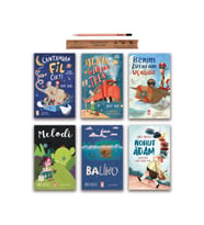 Çantamdan Fil Çıktı - Uzaya Giden Tren - Melodi - Balino - Nohut Adam Set 6 Kitap (Karışık)