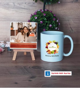 Diyetisyen Fotoğraflı Dekoratif Taş, Kupa Bardak Beyaz Hediye (Model 1)