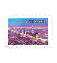 Suudi Arabistan Temalı Pul Magnet (Karışık)