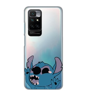 Redmi 10 2022 Uyumlu Stitch Desenli Şeffaf Telefon Kılıfı