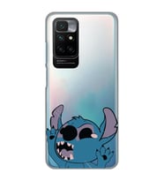 Redmi 10 2022 Uyumlu Stitch Desenli Şeffaf Telefon Kılıfı