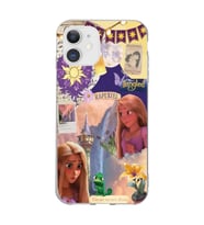 Iphone 11 Uyumlu Rapunzel Tasarımlı Şeffaf Telefon Kılıfı