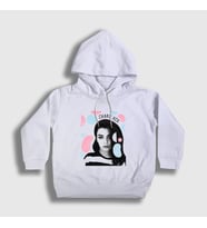 Presmono Unisex Çocuk Beyaz Spots Charli Xcx Kapüşonlu Sweatshirt 482252tt