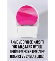 Profesyonel Yüz Temizleme Masaj Aleti Su Geçirmez Kablosuz Şarj Özellikli Kolay Temizlenebilir